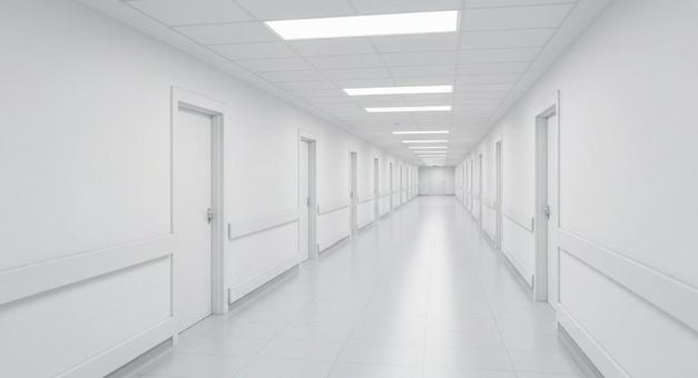病院の廊下の写真