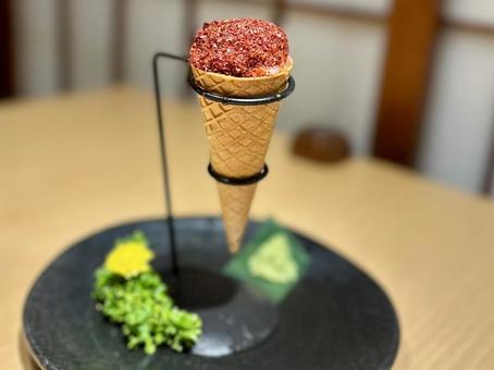 ネギとろユッケの写真