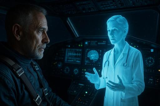 宇宙船医師ホログラム対話 宇宙船医師ホログラム対話の写真