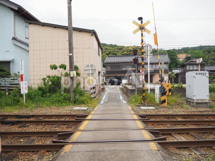 雨晴海岸（富山県・高岡市） 雨晴駅,雨晴海岸,富山の写真素材