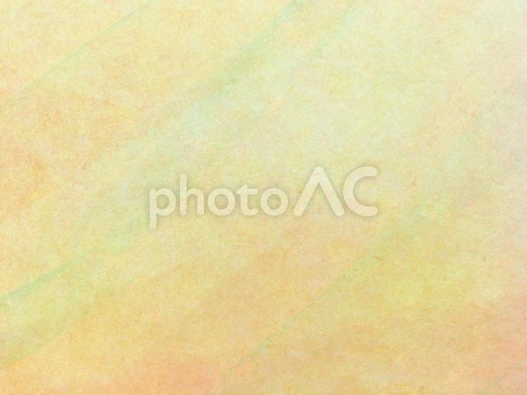 和紙　うすだいだいに溶けた緑色 個性的,和紙,背景の写真素材