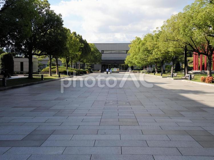 ふくやま美術館 ふくやま美術館,福山城,日本100名城の写真素材