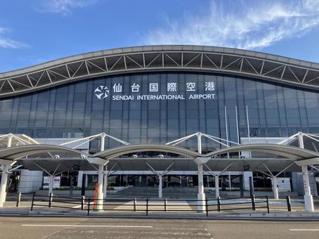 仙台空港 仙台空港 仙台国際空港,空港,飛行機の写真素材