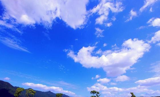 秋の空雲風景 秋の空雲風景 空,雲,秋の写真素材