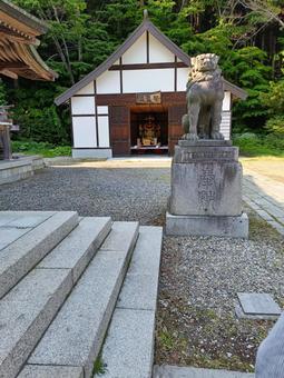 函館八幡宮こま犬 函館八幡宮こま犬の写真