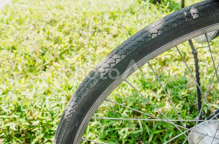 自転車のタイヤ 自転車,タイヤ,サイクリングの写真素材