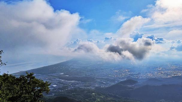 北海道日本海 登山,トレッキング,ハイキングの写真素材