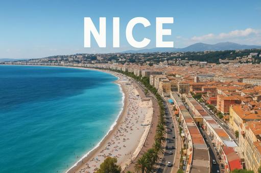ニースの街並み NICE ニースの街並み NICEの写真
