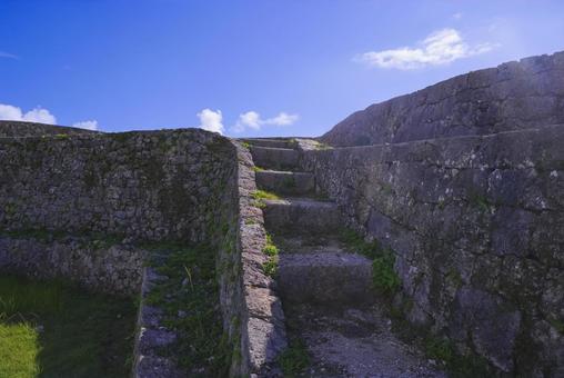沖縄の中城城跡 沖縄の中城城跡 中城城,中城城跡,沖縄の写真素材