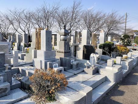 墓地 墓,墓地,終活の写真素材
