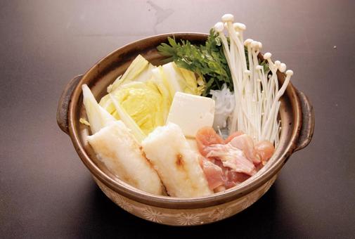 きりたんぽ鍋 きりたんぽ鍋 ご当地,鍋,鶏肉の写真素材