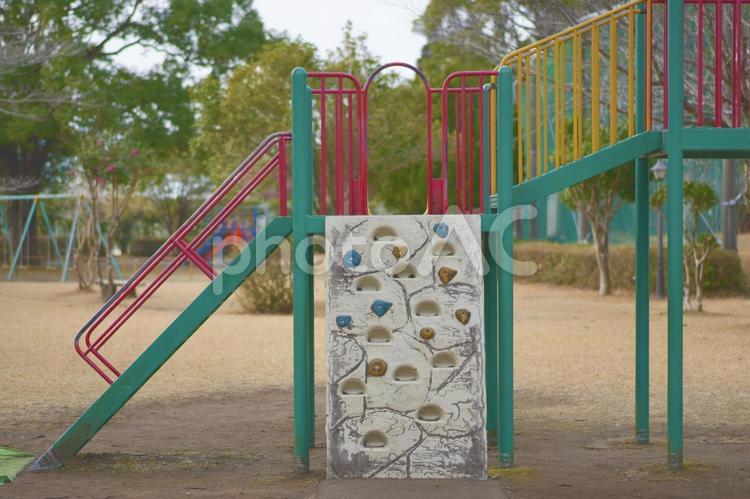 公園の滑り台 公園,遊具,滑り台の写真素材