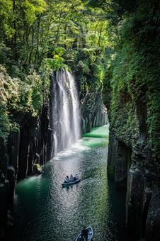 宮崎県　高千穂峡の風景 高千穂峡,宮崎,九州の写真素材