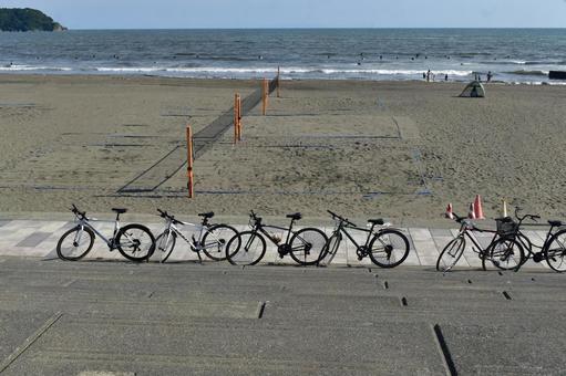 湘南・自転車のある風景 湘南・自転車のある風景の写真
