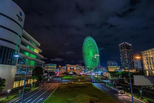 都市夜景 都市夜景 都市夜景,夜景,夜の写真素材