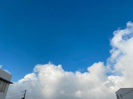 Clear winter sky, JPG