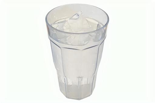 コップの水  水,冷たい,お冷の写真素材