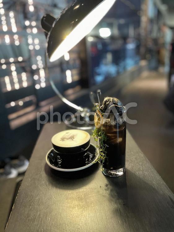 カフェの飲み物 ドリンク,カフェ,飲み物の写真素材