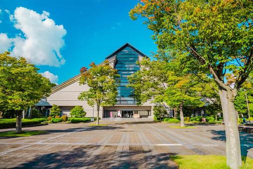 【山形】山形美術館 【山形】山形美術館 山形,yamagata,晴天の写真素材