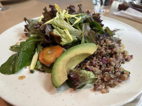 キヌアサラダ サラダ,キヌア,アボガドの写真素材