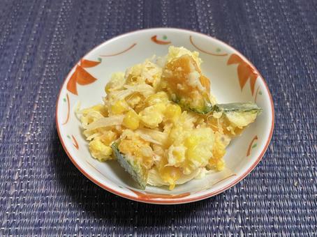 サラダ サラダ サラダ,カボチャ,野菜の写真素材