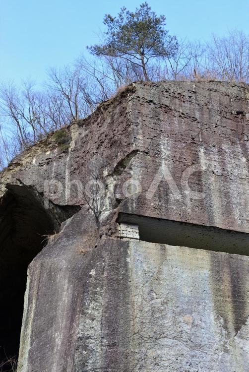 石切り場 石切り場,採石場,崖の写真素材
