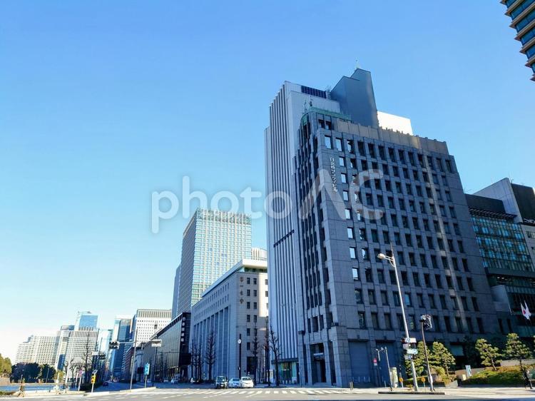 日比谷ミッドタウン近辺の風景 日比谷ミッドタウン,日比谷,東京の写真素材