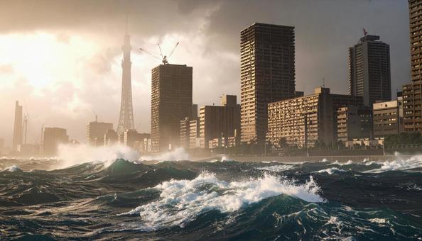 海辺の都市 04の写真