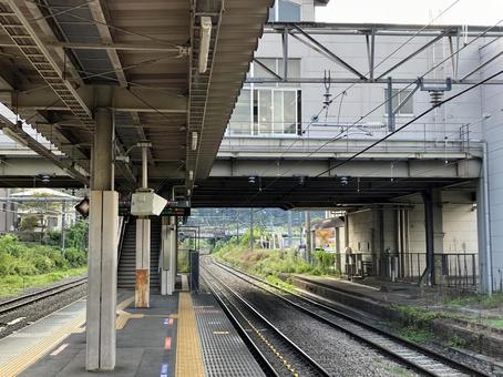 猿橋駅のホーム風景 猿橋駅のホーム風景の写真
