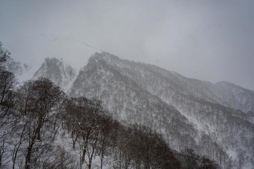 谷川岳ロープウェイから見た景色 谷川岳ロープウェイから見た景色の写真