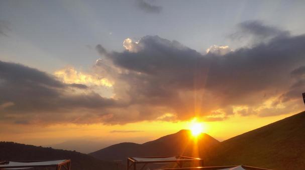 夕焼け 夕焼けの写真
