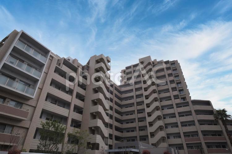 新築マンションのイメージ 新築マンション,マンション,高層マンションの写真素材