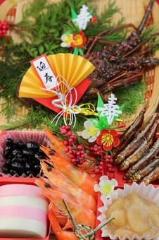 おせち料理 おせち料理 おせち料理,正月料理,黒豆の写真素材