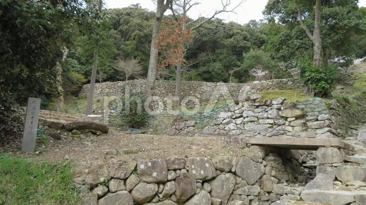 安土城　羽柴秀吉邸跡 安土城,織田信長,城の写真素材