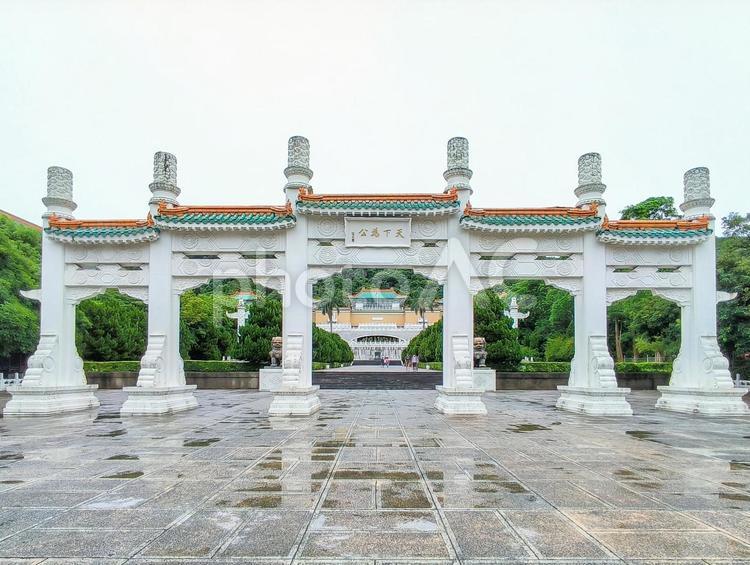 台湾・台北 国立故宮博物館 台湾,台北,故宮博物館の写真素材