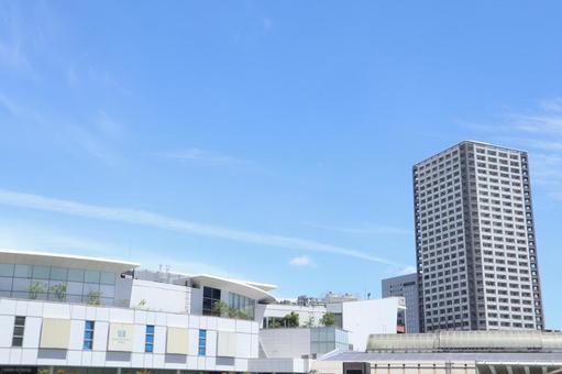 川崎 街並み 川崎 街並み 川崎区,街並み,都市イメージの写真素材