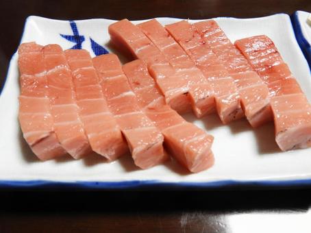 マグロ刺し身 マグロ刺し身の写真