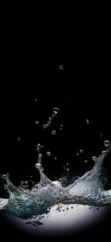 落ちた時の水飛沫_AS000017 落ちた時の水飛沫_AS000017の写真