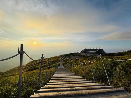 伯耆大山 伯耆大山 登山,自然,伯耆大山の写真素材