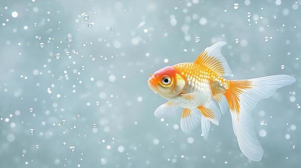美しい金魚のアップ 美しい金魚のアップの写真