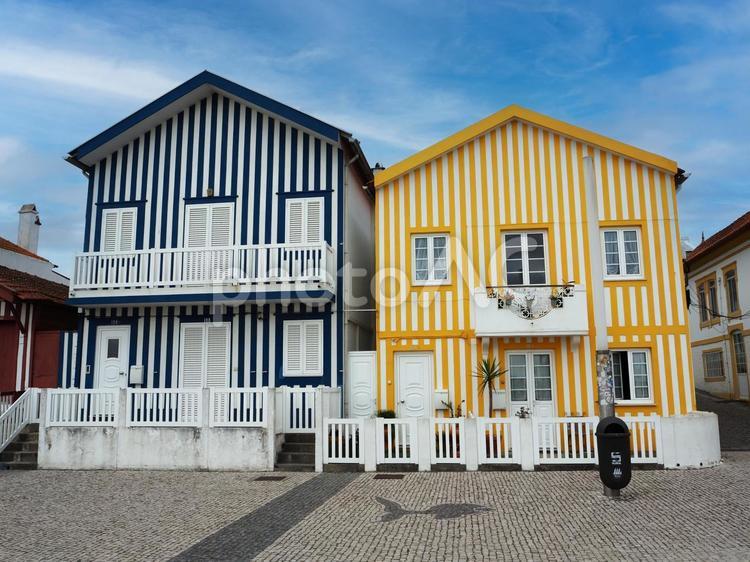 コスタノバの街並み コスタノバ,外国,海外の写真素材