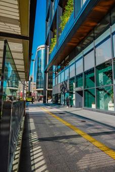 【福岡】天神の街並み 福岡,天神,ショッピングモールの写真素材
