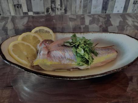 Photo, fish dishes, japanese food, simmered mars, 