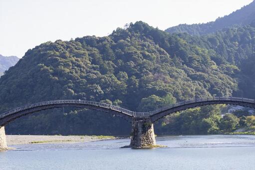 錦帯橋 錦帯橋,岩国市,山口県の写真素材