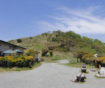 山伏峠の景色-1 山伏峠の景色-1 山伏峠,展望台,休憩所の写真素材