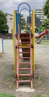 Photo, slide, park, play equipment, 