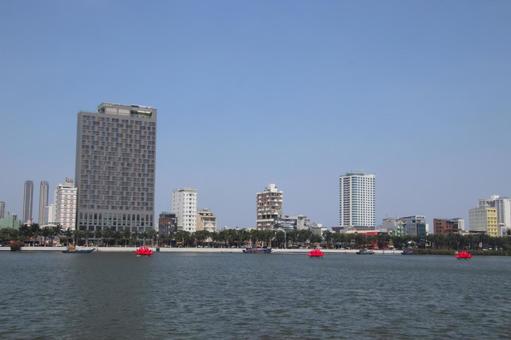 ベトナムダナンの都市風景 ベトナムダナンの都市風景 ベトナム,ダナン,ハン川の写真素材