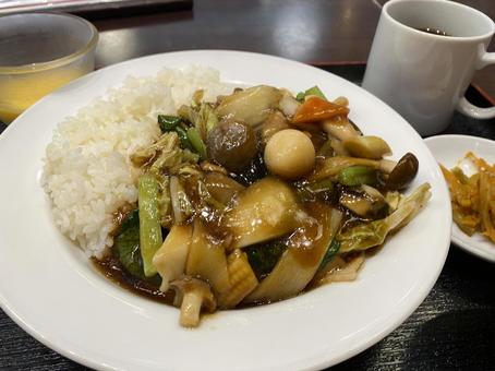 中華料理 ランチ 中華料理 ランチ 中華料理,ランチ,八宝菜の写真素材