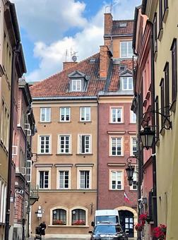 ワルシャワの街並み ワルシャワの街並み ワルシャワの街並み,warsaw,polandの写真素材