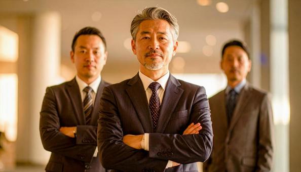 日本人ビジネスマンのポートレート 日本人ビジネスマンのポートレートの写真